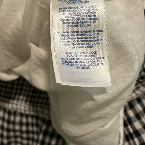 Chaps Black and White Muti different bands of Checkered A-Line, Maxi Skirt. - Picture 7 of 7